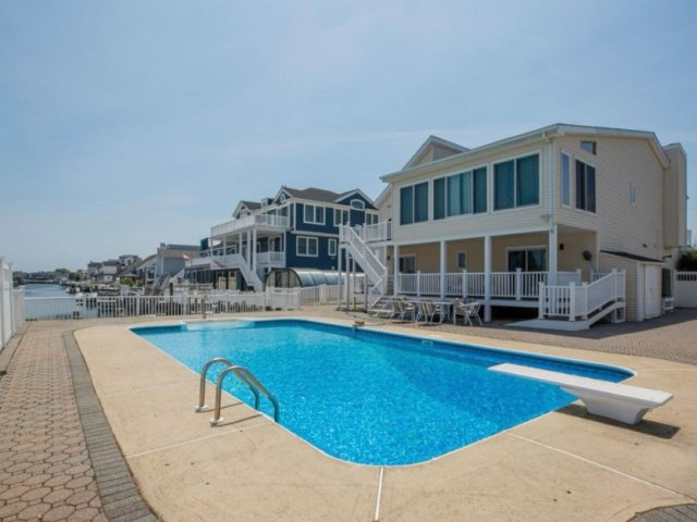 Beach Haven West Waterfront 4BR Home w Heated Pool Near LBI